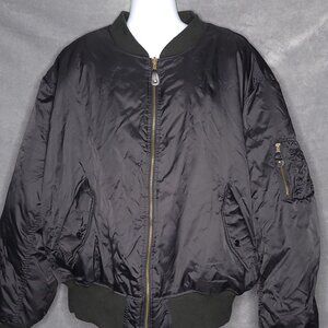 Reversible Black & Orange MA-1 Bomber Jacket 3XL Knox Armory Washington D.C.